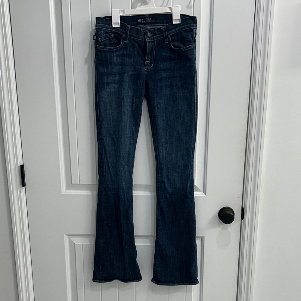 Rock & Republic Dark Blue Boot Cut Jeans